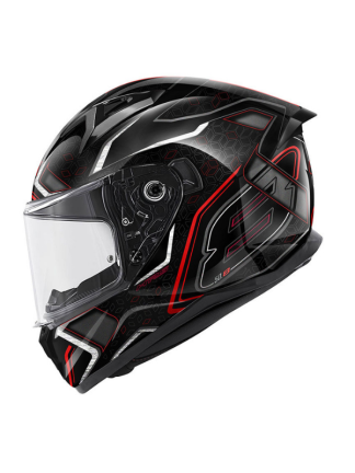 GIVI 50.8 Mystical Siyah - Kırmızı - Titanium Full Face Kask