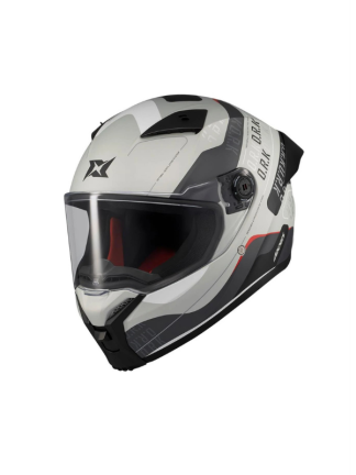 Axxis Fenix O.R.K. Parlak Beyaz - Gri Full Face Kask