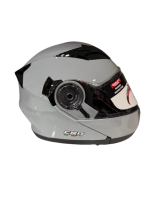 CRN 925 Nardo Gri Güneş Vizörlü Çenesi Açılır Kask