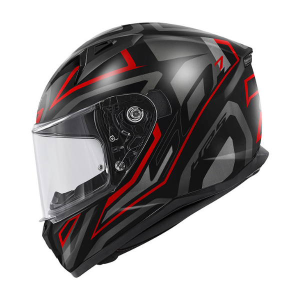 GIVI 50.7 Proton Mat Siyah - Kırmızı Full Face Kask
