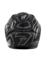 GIVI 50.7 Proton Mat Siyah - Titanyum Full Face Kask