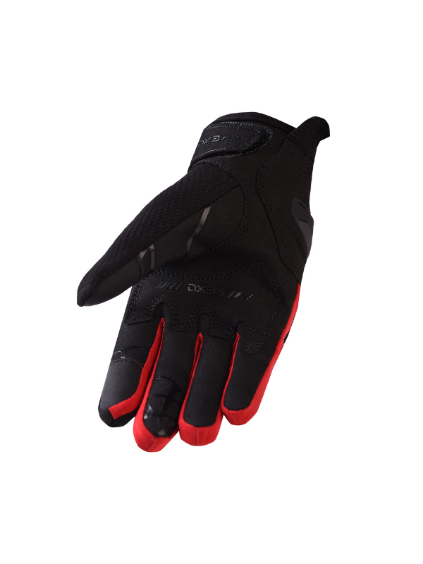 Vexo Globe Siyah - Kırmızı Motorcu Eldiveni