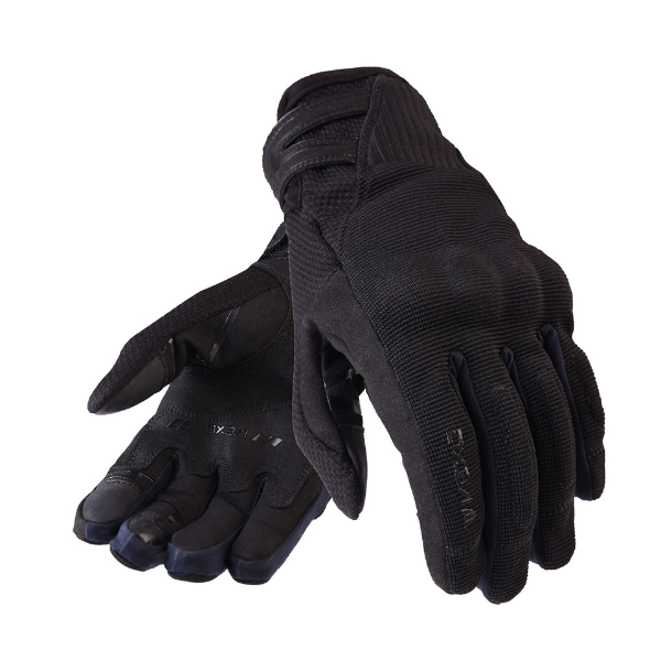 Vexo Globe Siyah - Mavi Motorcu Eldiveni