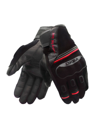 Vexo Leader Kırmızı Motorcu Eldiveni