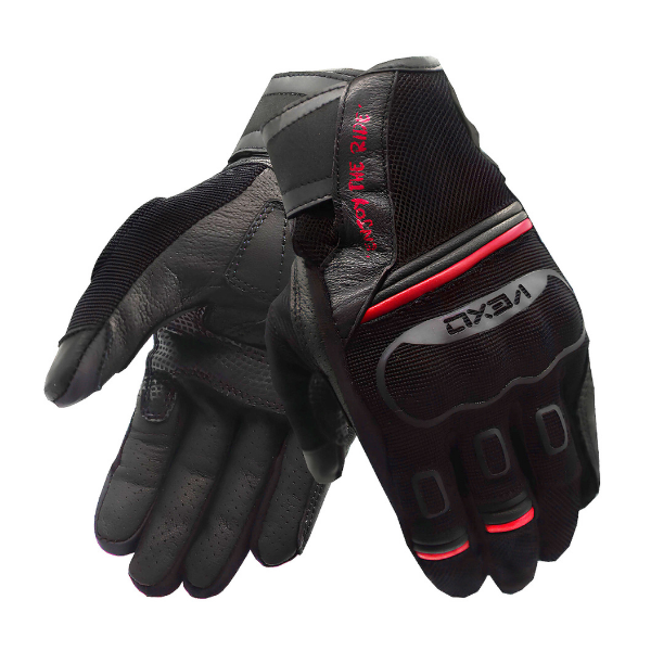 Vexo Leader Kırmızı Motorcu Eldiveni