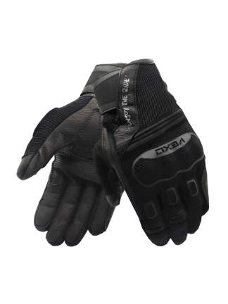 Vexo Leader Siyah Motorcu Eldiveni