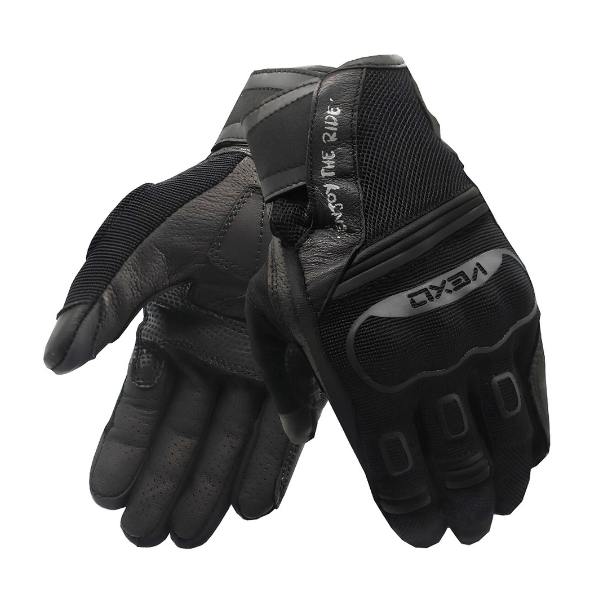 Vexo Leader Siyah Motorcu Eldiveni