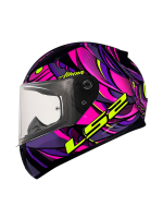 LS2 Rapid 2 Athena Siyah - Mor Full Face Kask