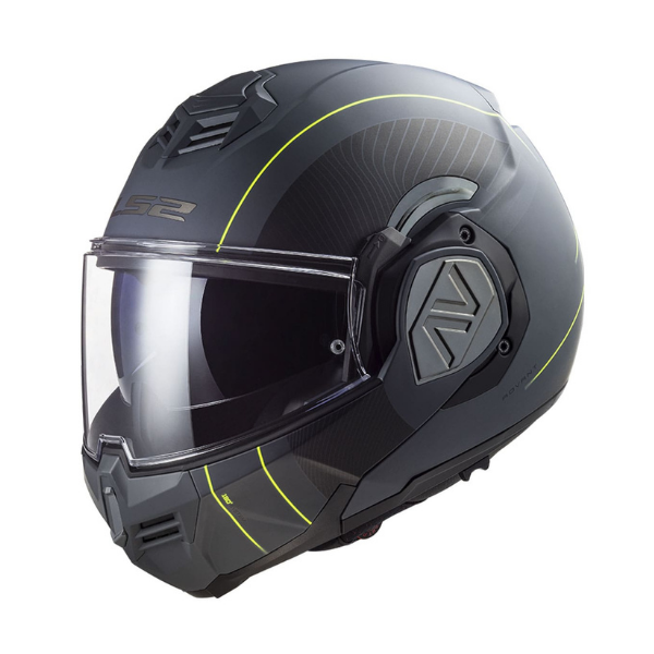 LS2 Advant Cooper Mat Titanyum - Siyah Çenesi Açılır Kask