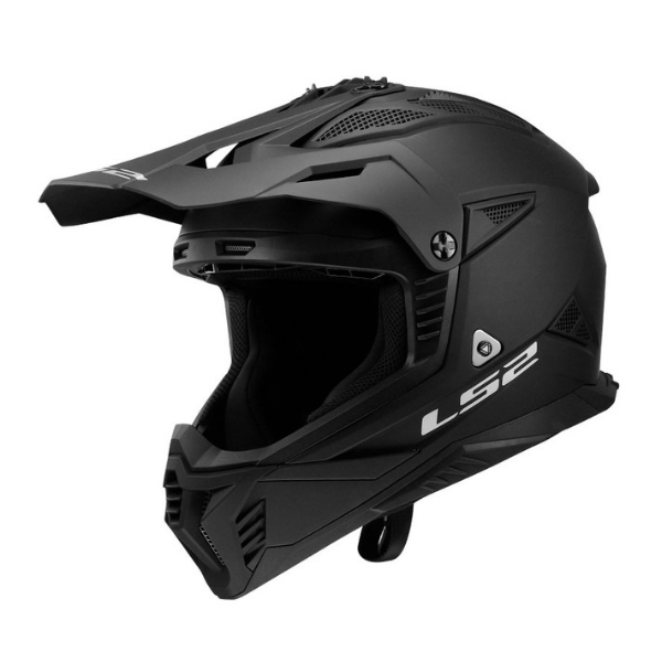 LS2 Fast 2 Mat Siyah Off Road Kask