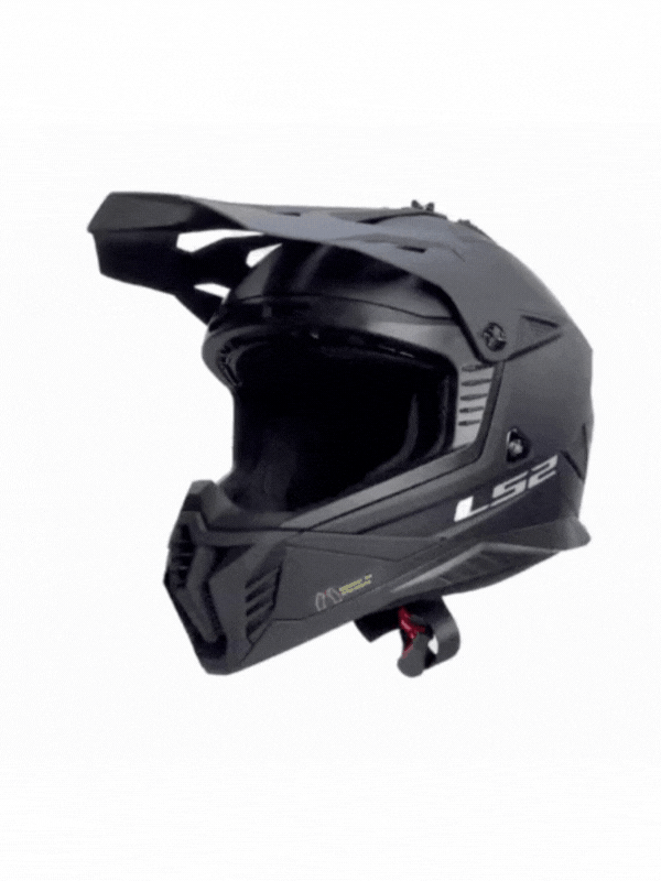 LS2 Fast 2 Mat Siyah Off Road Kask