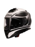 LS2 Storm 2 Dodger Mat Siyah - Beyaz Full Face Kask
