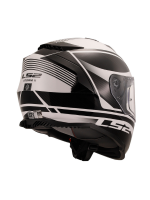 LS2 Storm 2 Dodger Mat Siyah - Beyaz Full Face Kask
