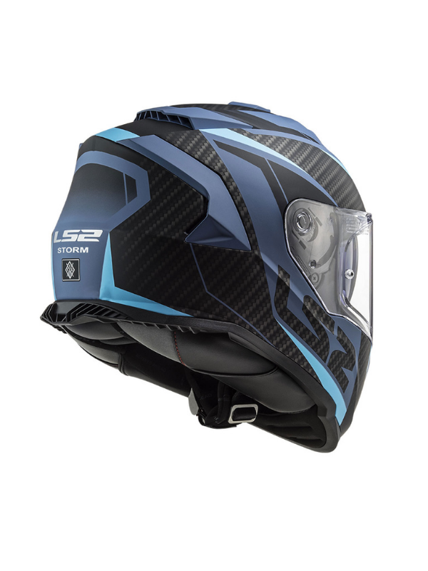 LS2 Storm 2 Racer Mat Mavi Full Face Kask
