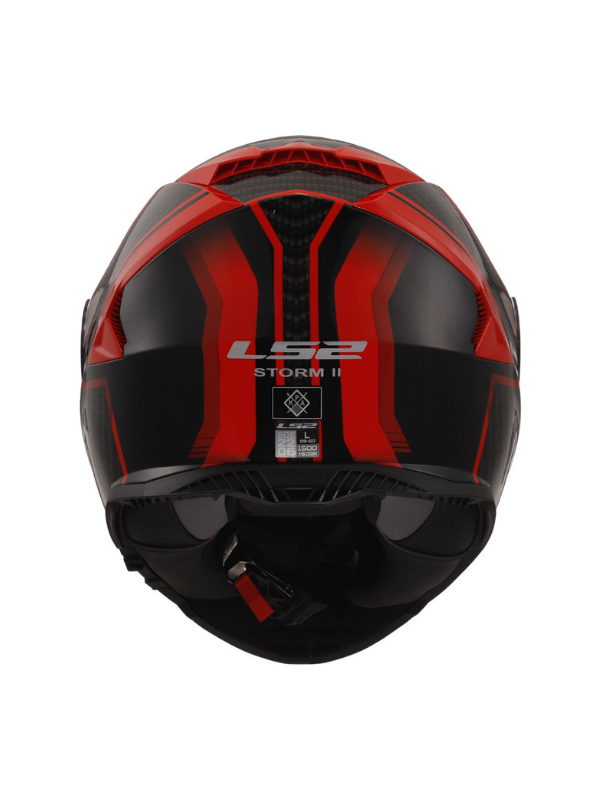 LS2 Storm 2 Tracker Siyah Kırmızı Kask Full Face Kask