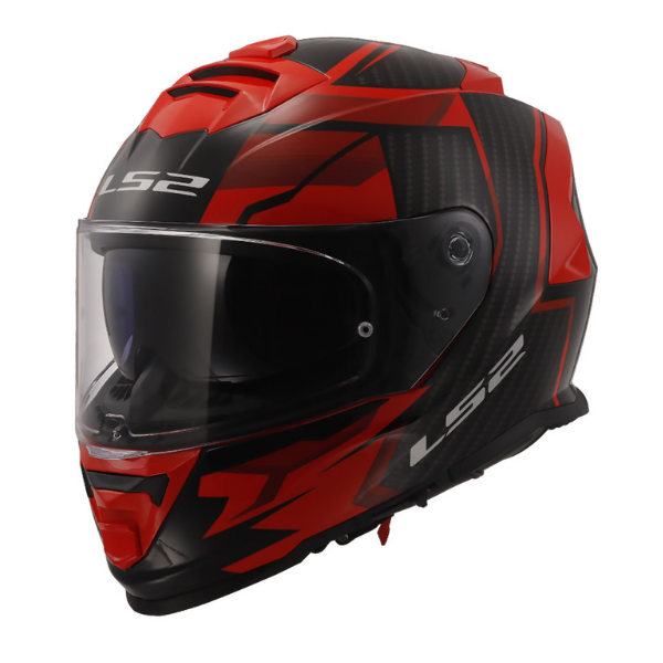 LS2 Storm 2 Tracker Siyah Kırmızı Kask Full Face Kask