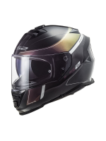 LS2 Storm 2 Velvet Mat Siyah - Gökkuşağı Full Face Kask