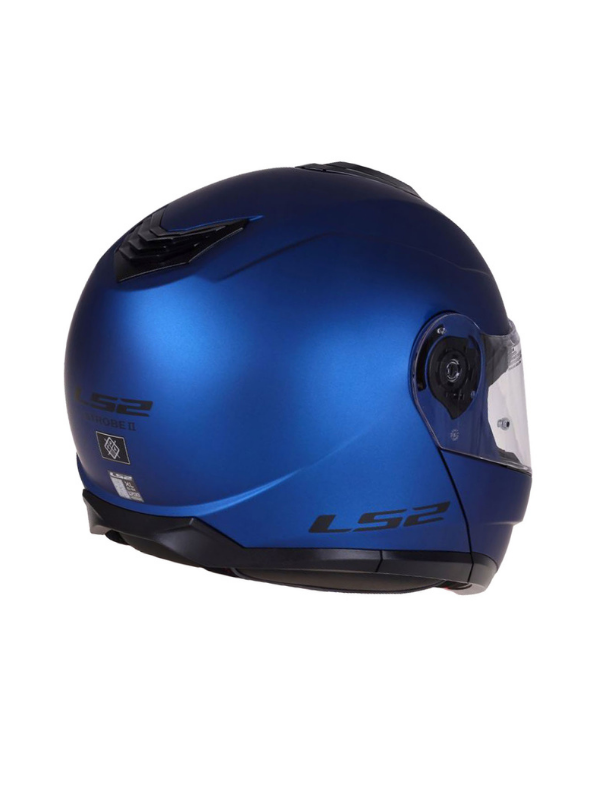 LS2 Strobe 2 Mat Navy Blue Çenesi Açılır Kask