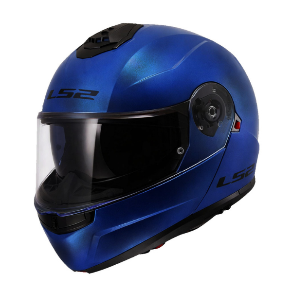 LS2 Strobe 2 Mat Navy Blue Çenesi Açılır Kask