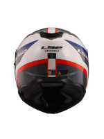 LS2 Strobe 2 Monza Siyah Beyaz Kırmızı Çenesi Açılır Kask