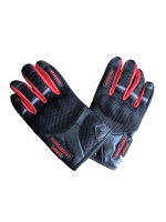 Motari Street Adventure Siyah - Kırmızı Yazlık Motorcu Eldiveni