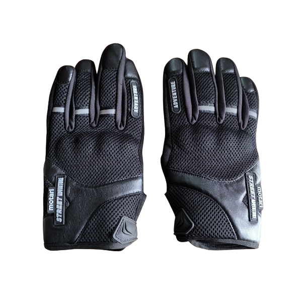 Motari Street Adventure Siyah Yazlık Motorcu Eldiveni
