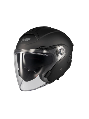 MT Cosmo SV Mat Siyah Çenesiz Motosiklet Kaskı