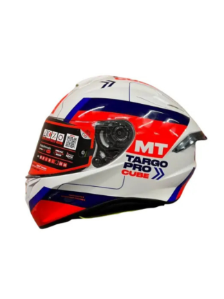 MT Targo Pro Cube B5 Gloss Pearl Kırmızı Full Face Kask