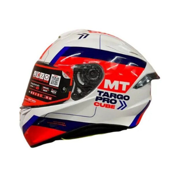 MT Targo Pro Cube B5 Gloss Pearl Kırmızı Full Face Kask