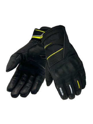 Vexo North H20 Siyah - Sarı Kışlık Motorcu Eldiveni