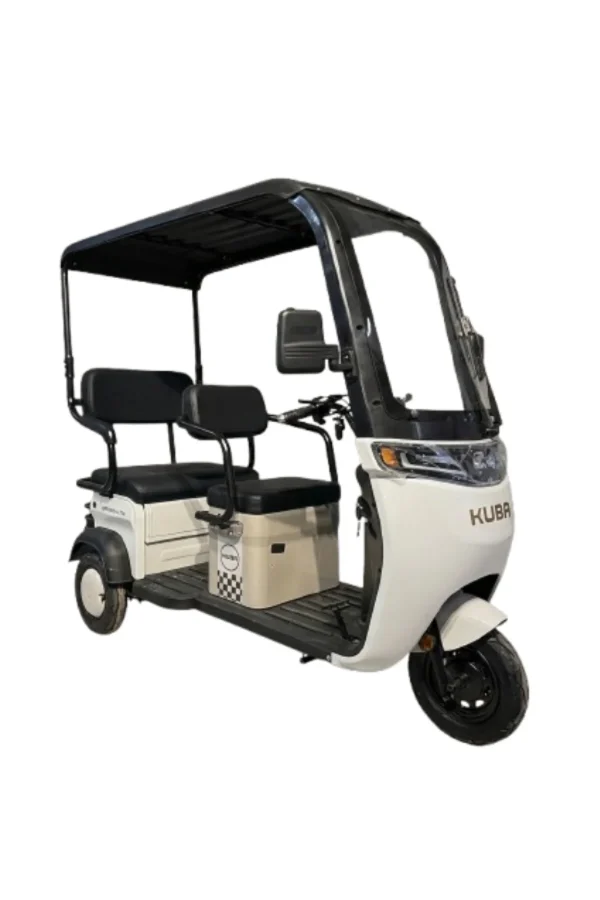 Kuba Optimus Ultra 3 Tekerli Elektrikli Motosiklet Beyaz