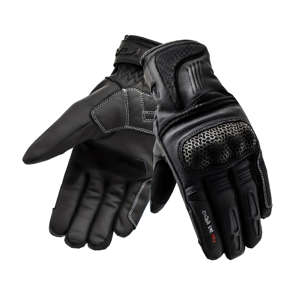 Vexo Patriot H20 Siyah Kışlık Motorcu Eldiveni