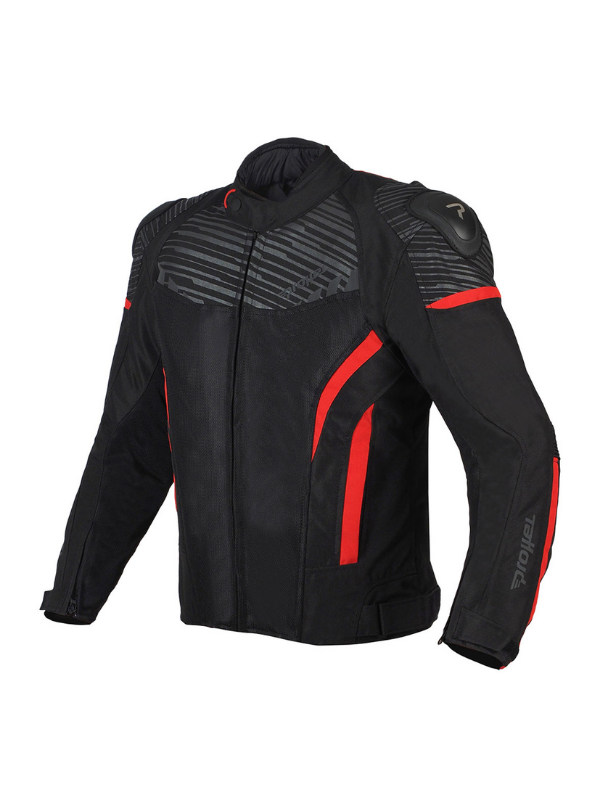 Prohel Colombia Air Siyah - Kırmızı Mevsimlik Motorcu Montu