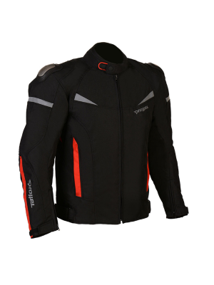 Prohel Colombia Siyah - Kırmızı Mevsimlik Motorcu Montu