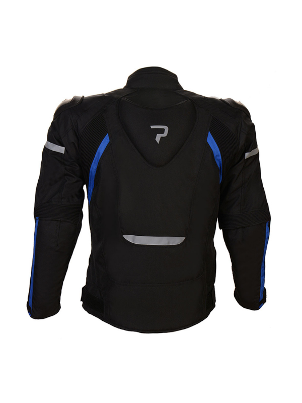 Prohel Colombia Siyah - Mavi Mevsimlik Motorcu Montu