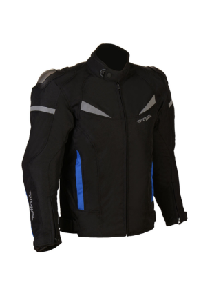 Prohel Colombia Siyah - Mavi Mevsimlik Motorcu Montu