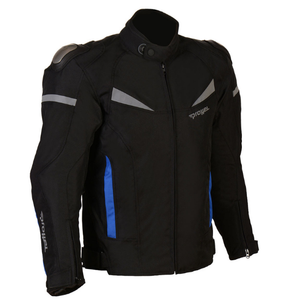 Prohel Colombia Siyah - Mavi Mevsimlik Motorcu Montu