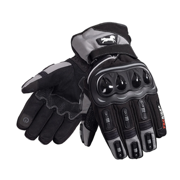 Prorider Gri Kışlık Motorcu Eldiveni