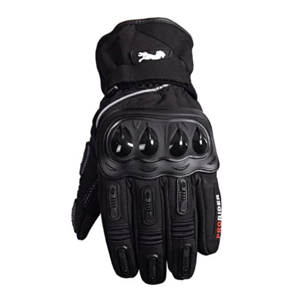 Prorider Siyah Kışlık Motorcu Eldiveni