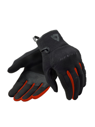Revit Cool Siyah - Kırmızı Motorcu Eldiveni