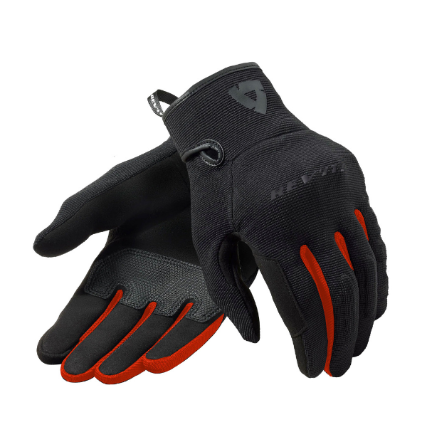 Revit Cool Siyah - Kırmızı Motorcu Eldiveni