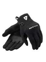 Revit Cool Siyah - Beyaz Motorcu Eldiveni