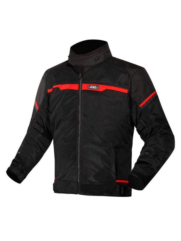 LS2 Riva Siyah - Kırmızı Mevsimlik Motorcu Montu