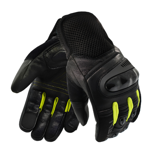 Vexo Speed Up Siyah – Sarı Yazlık Motorcu Eldiveni