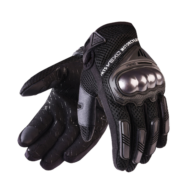 Vexo Stella Siyah Yazlık Motorcu Eldiveni