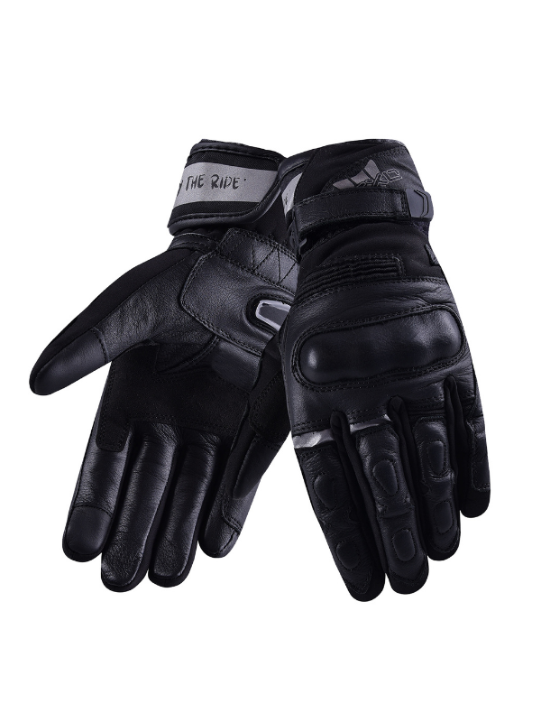 Vexo Tempest H20 Siyah Kışlık Motorcu Eldiveni