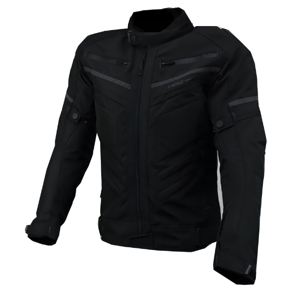 Vexo California Siyah Mevsimlik Motorcu Montu