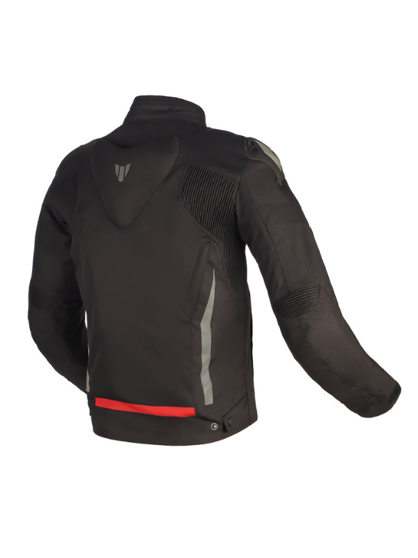 Vexo Axion H20 Siyah - Kırmızı Mevsimlik Motorcu Montu