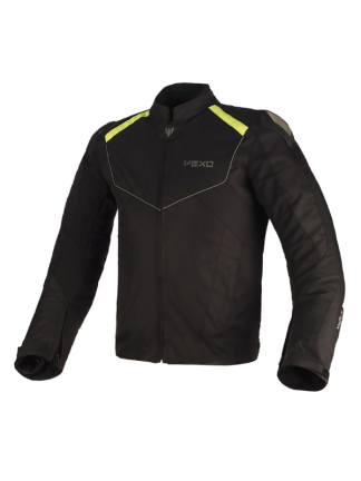 Vexo Axion H20 Siyah - Sarı Mevsimlik Motorcu Montu
