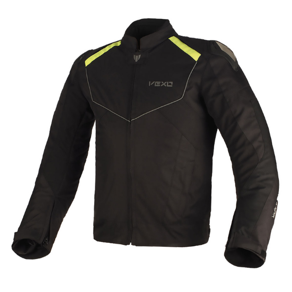 Vexo Axion H20 Siyah - Sarı Mevsimlik Motorcu Montu